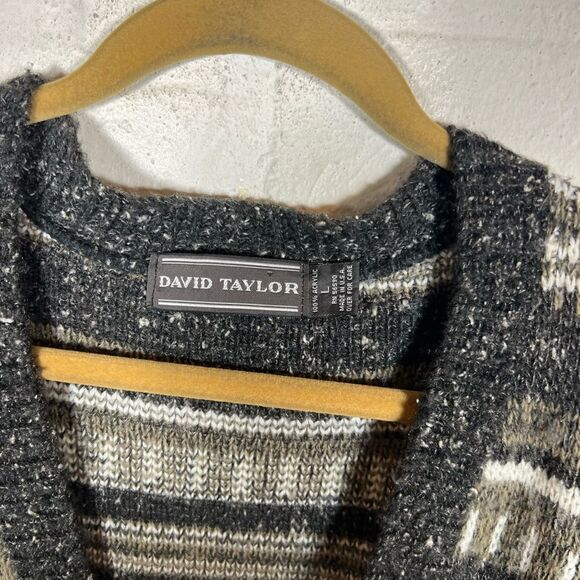 Vintage Striped Cardigan Sweater - Picture 3 of 6